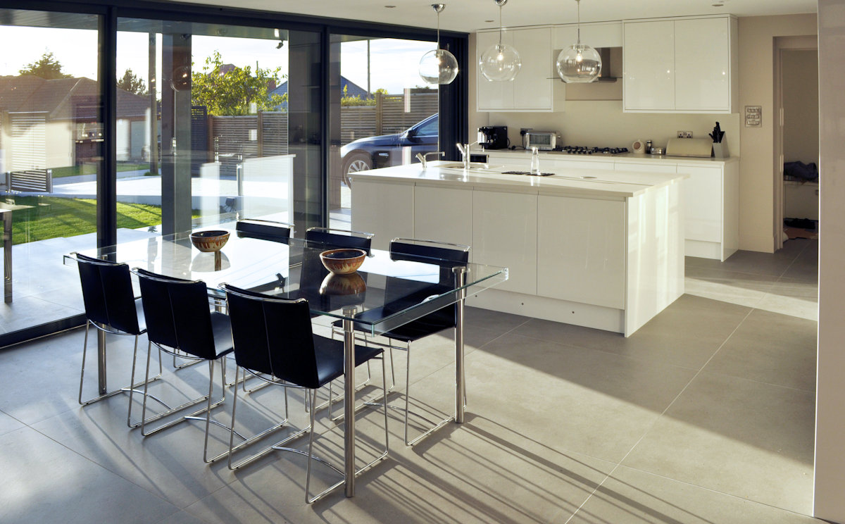 Kitchen and dining area